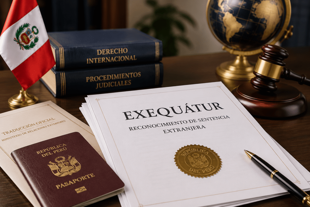 Información sobre Exequátur y Sentencias Extranjeras